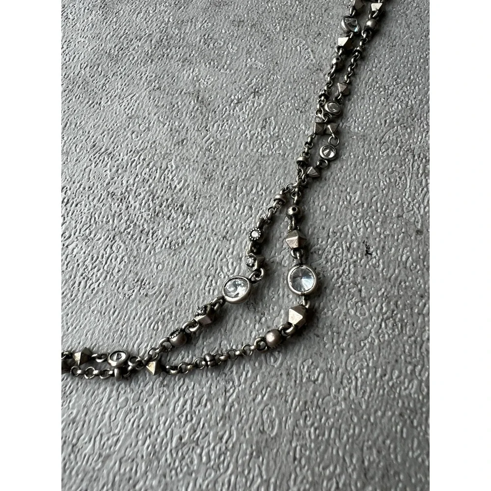 Kendra Scott Necklace Lot Rayne Pearl Druzy Lariat Tassel Long Party Jewelry - Picture 7 of 14